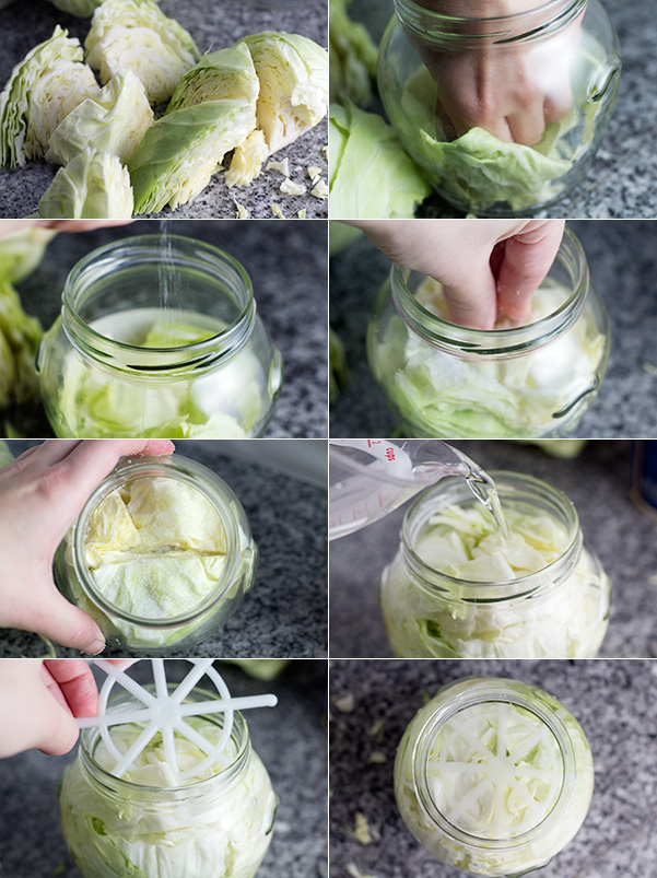 Fermenting Cabbage Plus A Fresh Cabbage Salad Balkan Lunch Box