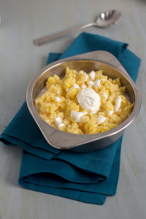 Polenta aka Cornmeal Porridge or Pura