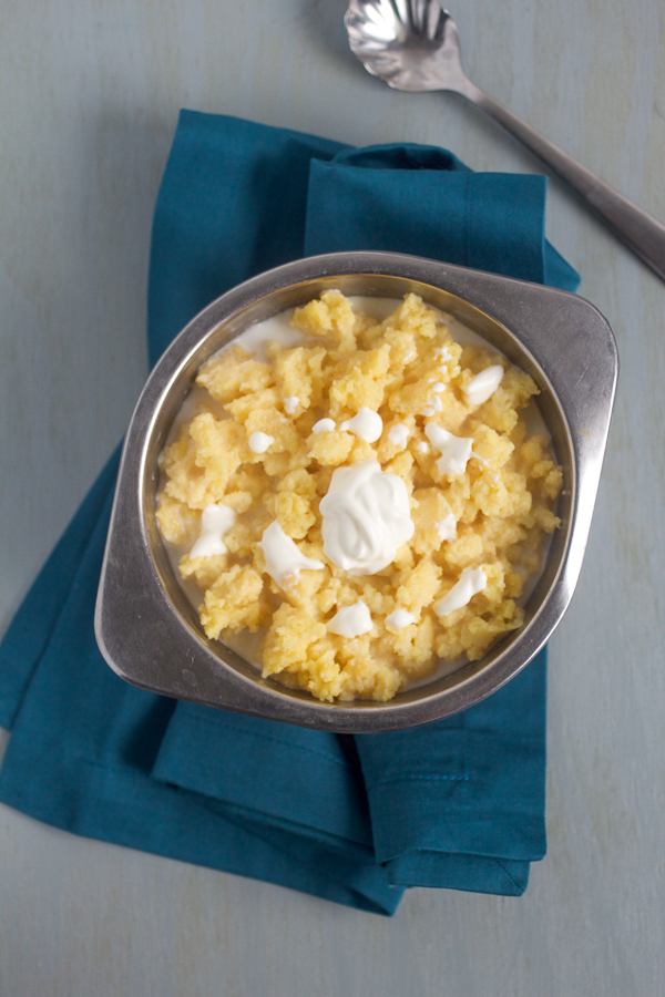 Polenta aka Cornmeal Porridge or Pura