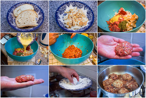 homemade beef patties snicle prep