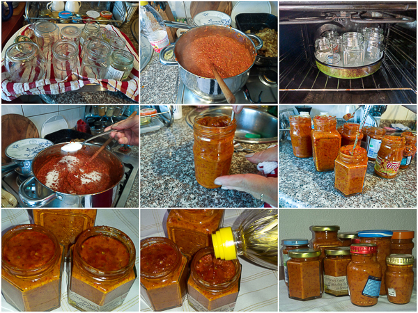 Ajvar preparation