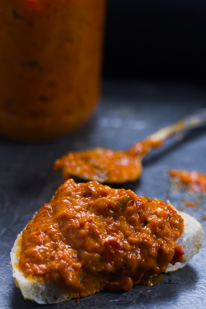 Ajvar: Red Pepper and Eggplant Spread - Balkan Lunch Box