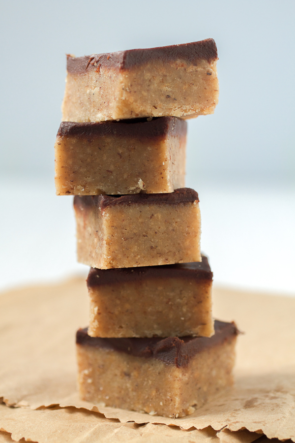 Chocolate Walnut Marzipan Squares: a unique take on an old favorite. 