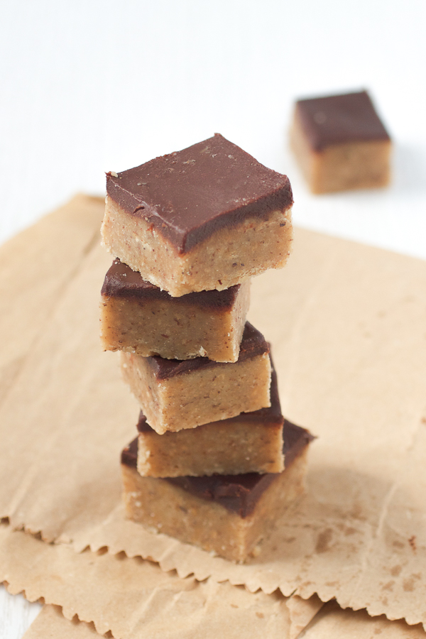 Chocolate Walnut Marzipan Squares: a unique take on an old favorite. 