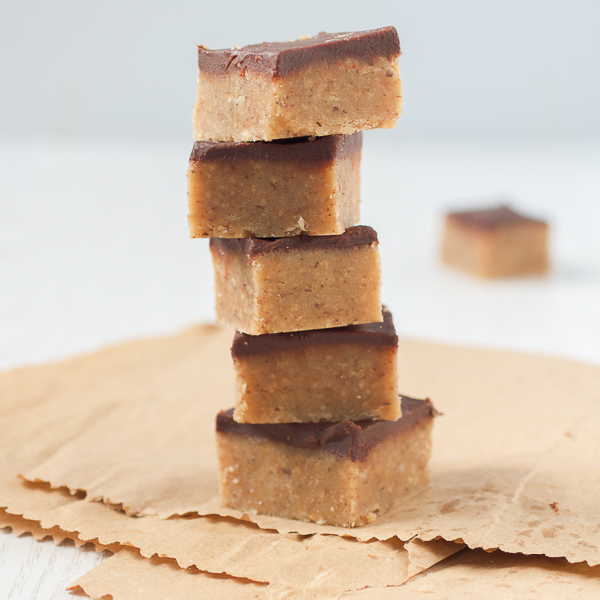 Chocolate Walnut Marzipan Squares: a unique take on an old favorite. 