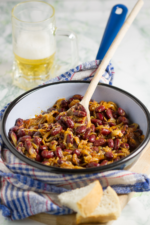 Macedonian baked beans are a beloved classic. This quick and tasty version is enough to give you a taste of this simple, unique dish, and inspire you to explore.
