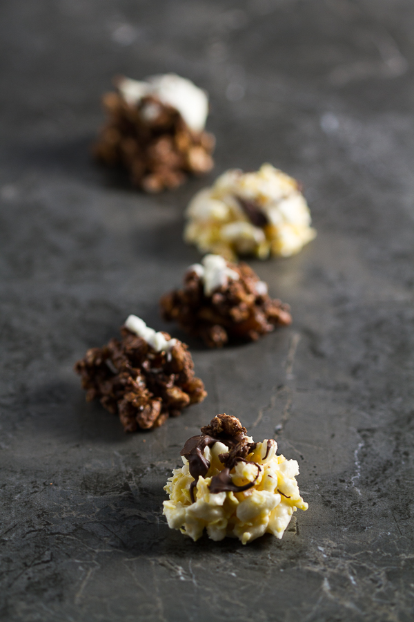 Crunchy puffed rice and cornflake bites soaked in chocolate, you'll never think of cereal the same way. 