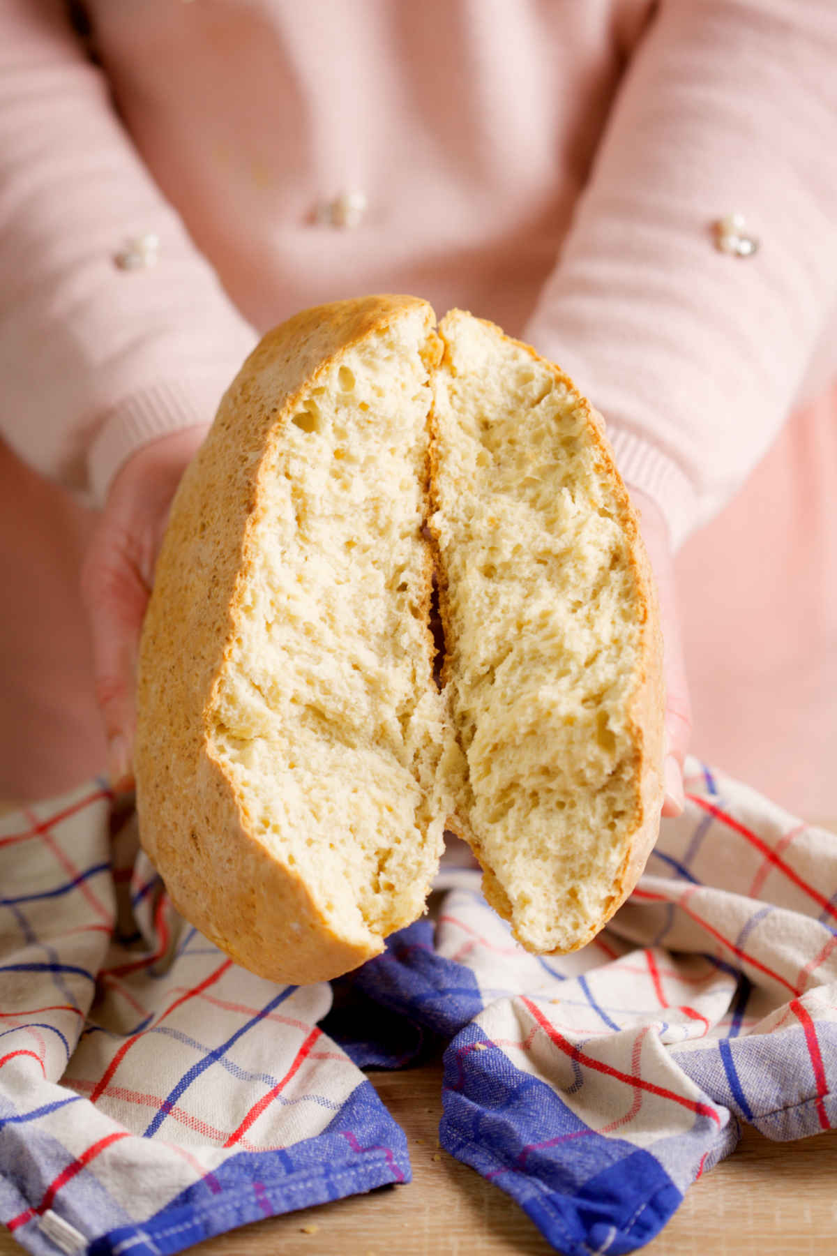 Old fashioned 16 shallow bread making bowl