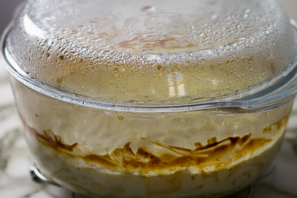 Let's venture to the side not prepared often enough - velvety, baked Romano beans. Lush, wide and flat beans quartered and softened, then baked with heavy cream-plus-garlic topping.  Striking. 