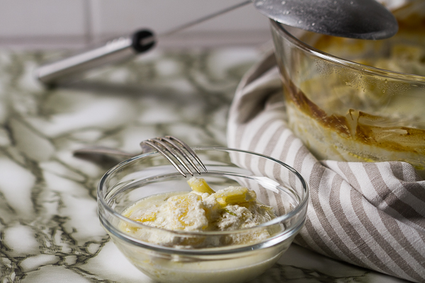 Let's venture to the side not prepared often enough - velvety, baked Romano beans. Lush, wide and flat beans quartered and softened, then baked with heavy cream-plus-garlic topping.  Striking. 