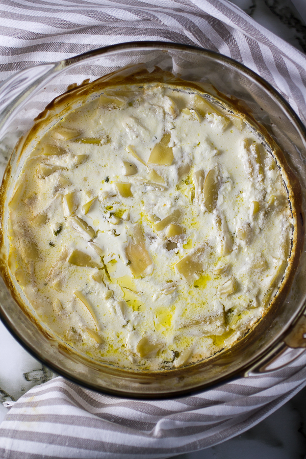 Let's venture to the side not prepared often enough - velvety, baked Romano beans. Lush, wide and flat beans quartered and softened, then baked with heavy cream-plus-garlic topping.  Striking. 