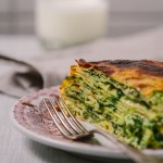 savory crepes, crepes filled with spinach and cheese | balkanlunchbox.com