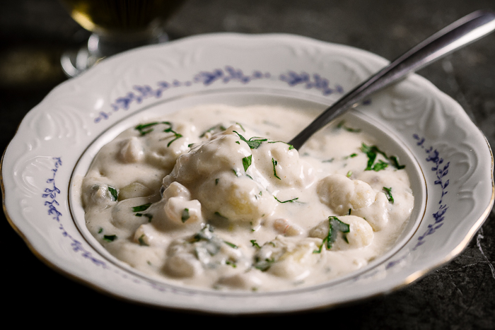 Easy white wine gnocchi with shrimp is a creamy seafood dish you can replicate in your own kitchen with just a few ingredients.